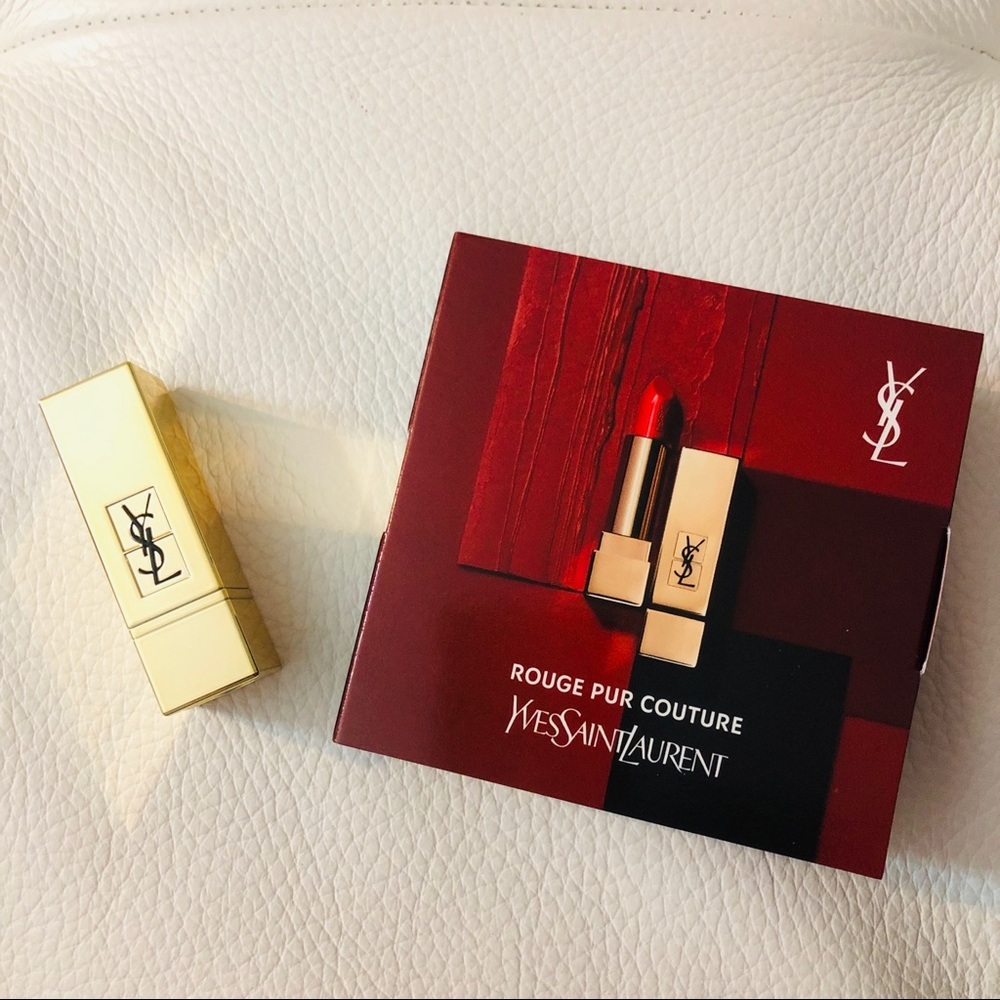 YSL Rouge Pur Couture Red Lipstick Mini Shade 01 - Picture 3 of 7